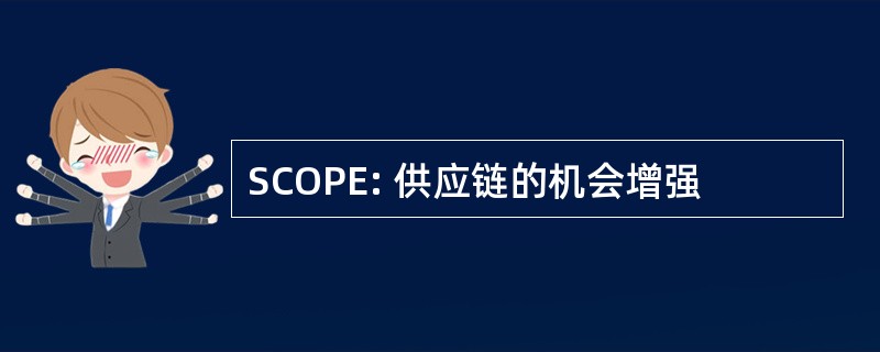 SCOPE: 供应链的机会增强