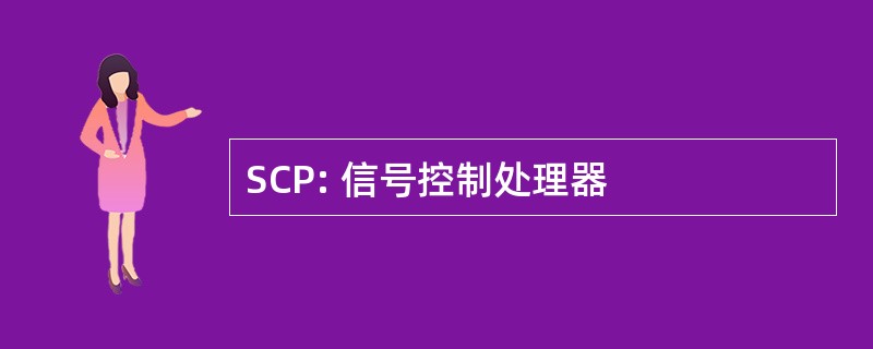 SCP: 信号控制处理器