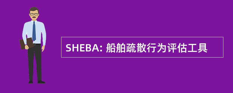 SHEBA: 船舶疏散行为评估工具