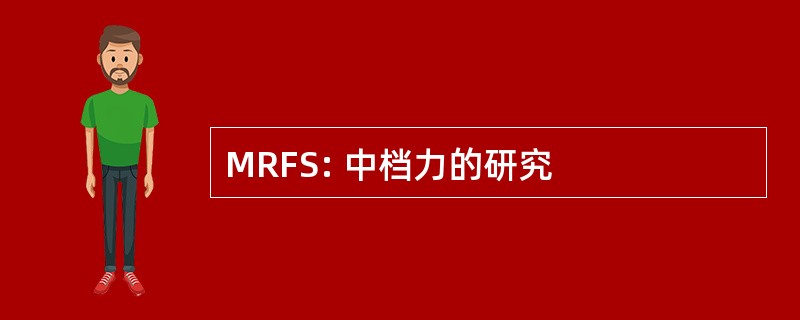 MRFS: 中档力的研究