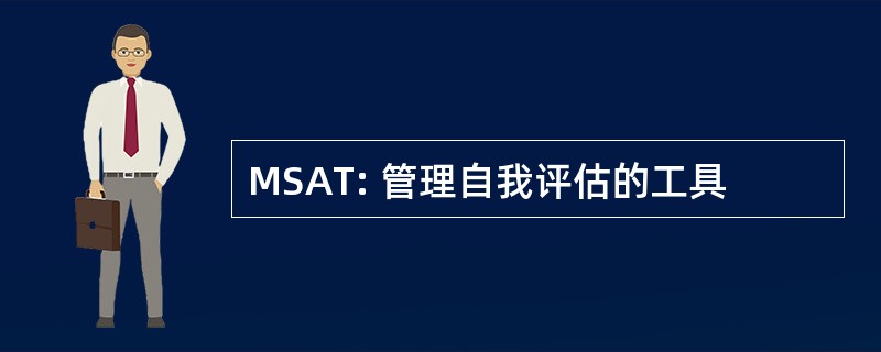 MSAT: 管理自我评估的工具