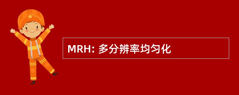 MRH: 多分辨率均匀化