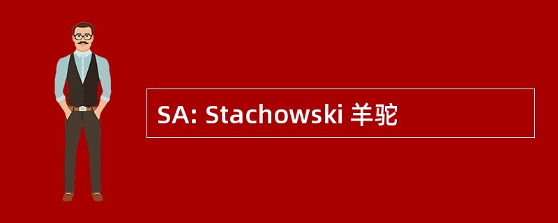 SA: Stachowski 羊驼