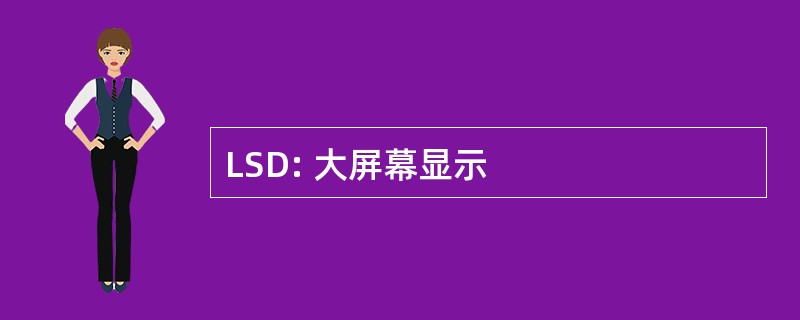 LSD: 大屏幕显示