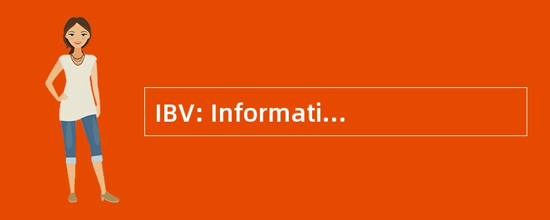 IBV: Informationszentrum Biologische Vielfalt