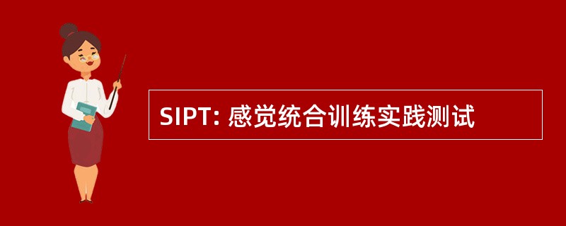 SIPT: 感觉统合训练实践测试