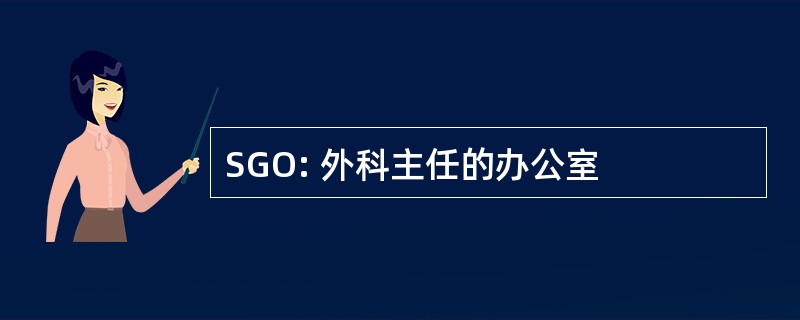 SGO: 外科主任的办公室