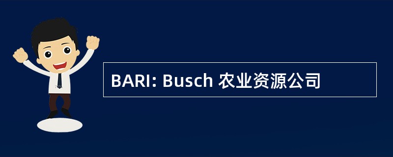 BARI: Busch 农业资源公司