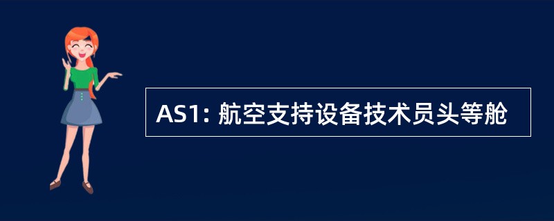 AS1: 航空支持设备技术员头等舱