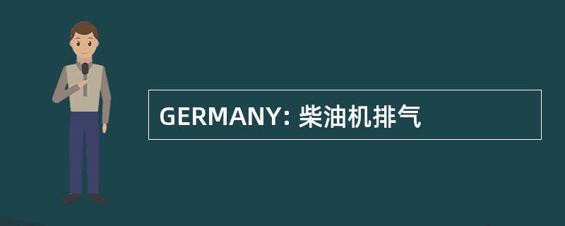 GERMANY: 柴油机排气