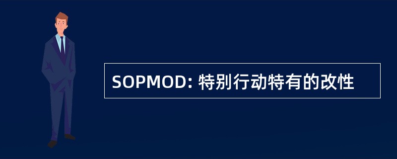 SOPMOD: 特别行动特有的改性