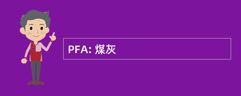 PFA: 煤灰