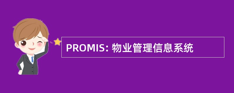 PROMIS: 物业管理信息系统