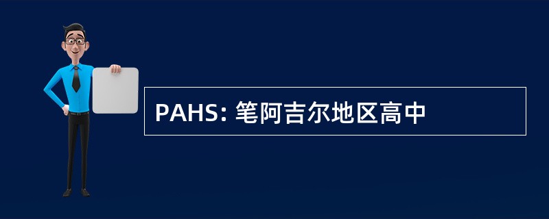 PAHS: 笔阿吉尔地区高中