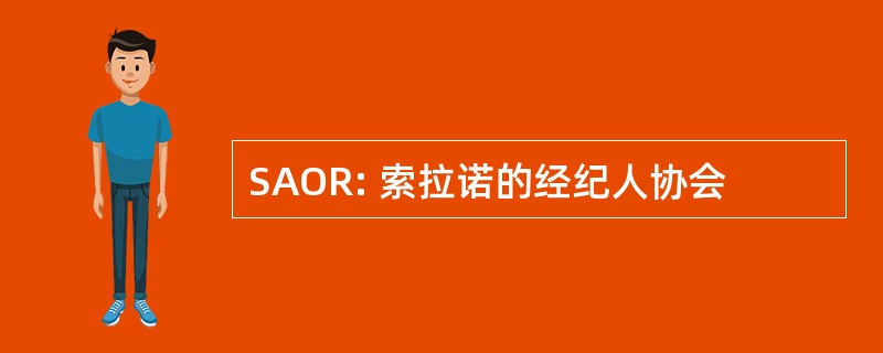 SAOR: 索拉诺的经纪人协会