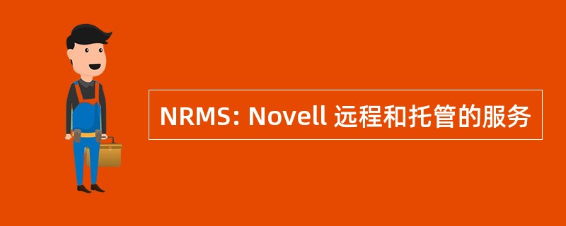 NRMS: Novell 远程和托管的服务