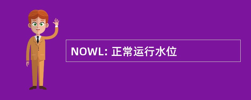 NOWL: 正常运行水位