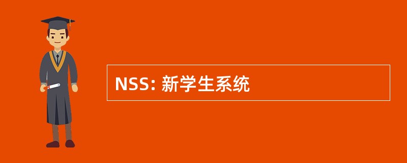 NSS: 新学生系统