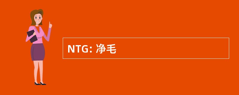 NTG: 净毛