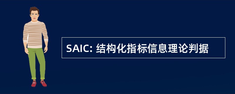 SAIC: 结构化指标信息理论判据