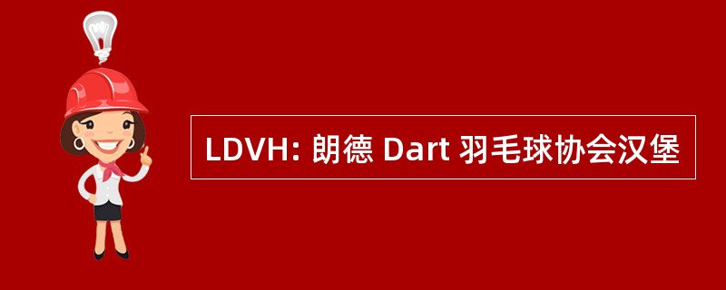 LDVH: 朗德 Dart 羽毛球协会汉堡