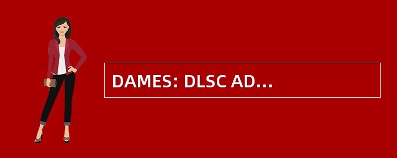 DAMES: DLSC ADPE 最低基本系统