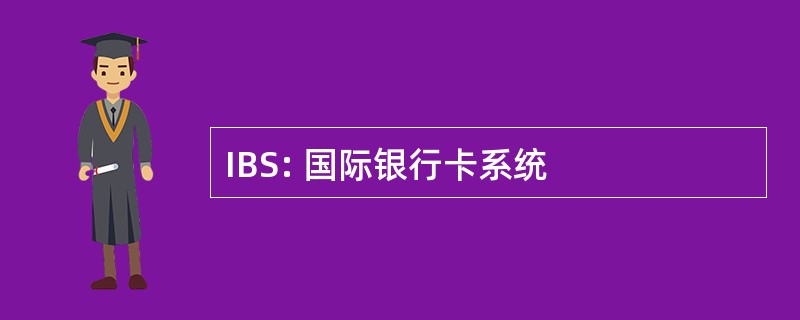 IBS: 国际银行卡系统