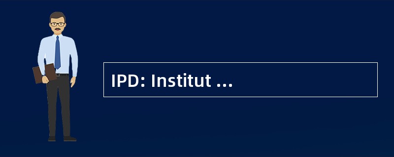 IPD: Institut 毛皮 Programmstrukturen 和 Datenorganisation