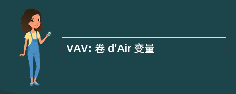 VAV: 卷 d&#039;Air 变量