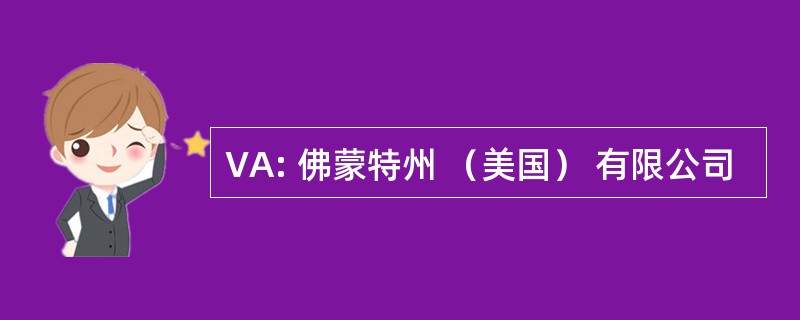 VA: 佛蒙特州 （美国） 有限公司