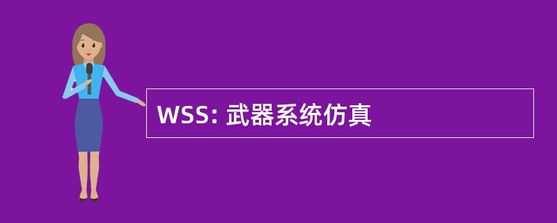 WSS: 武器系统仿真