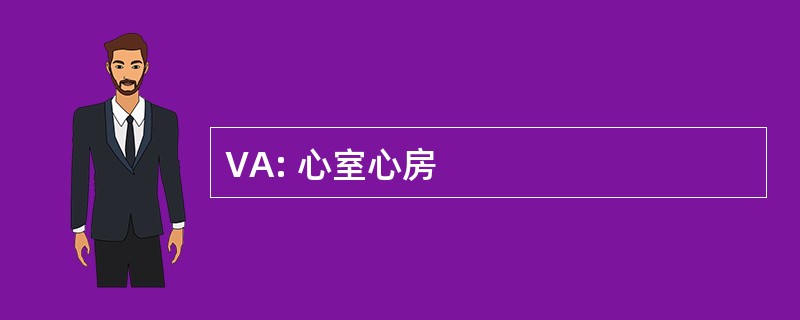 VA: 心室心房