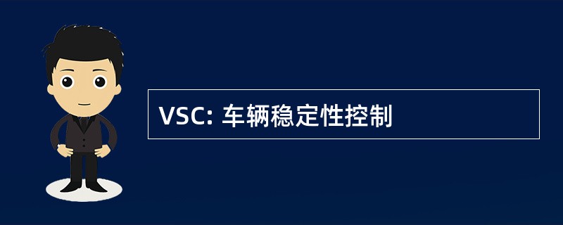 VSC: 车辆稳定性控制