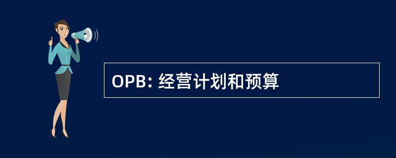 OPB: 经营计划和预算