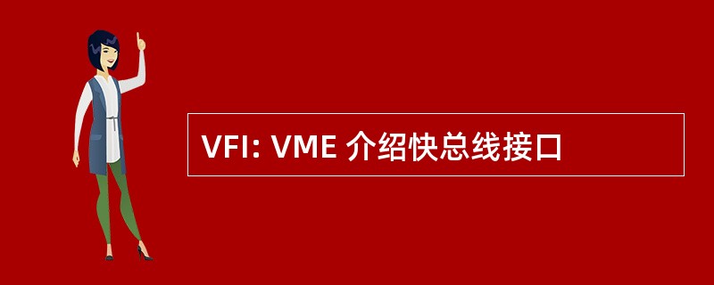 VFI: VME 介绍快总线接口