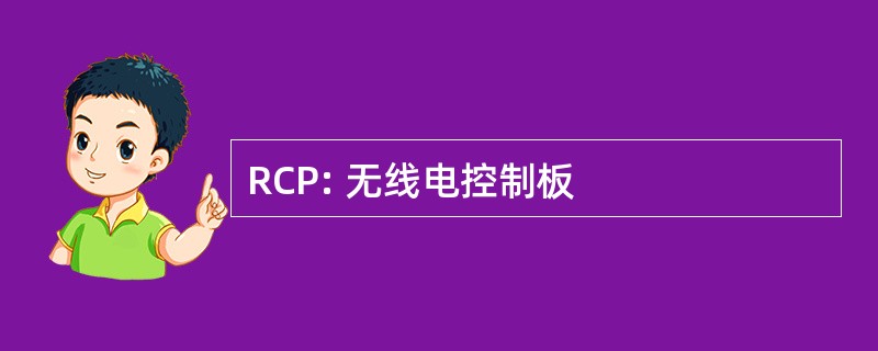 RCP: 无线电控制板