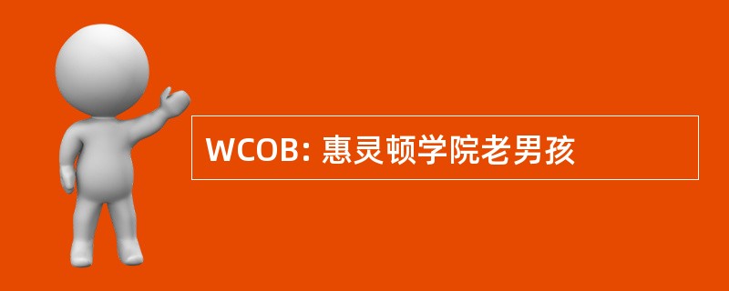 WCOB: 惠灵顿学院老男孩