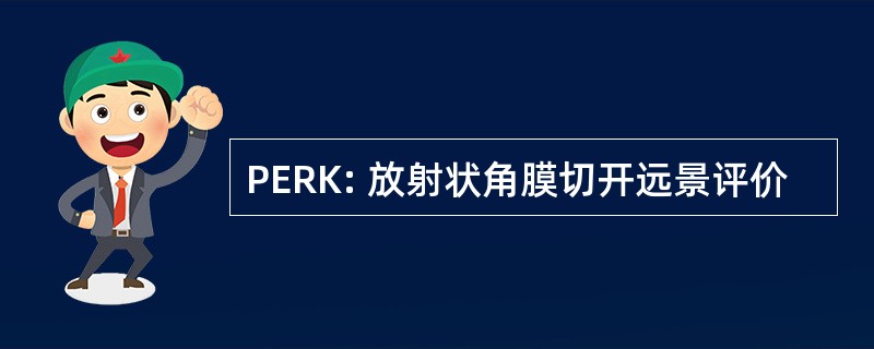 PERK: 放射状角膜切开远景评价