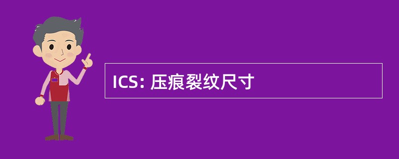 ICS: 压痕裂纹尺寸