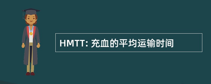 HMTT: 充血的平均运输时间