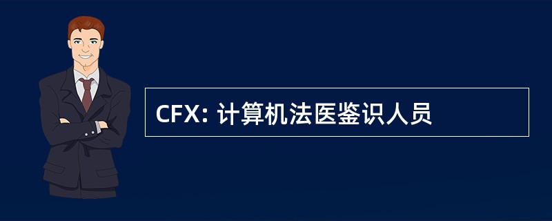 CFX: 计算机法医鉴识人员