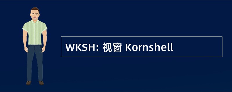 WKSH: 视窗 Kornshell