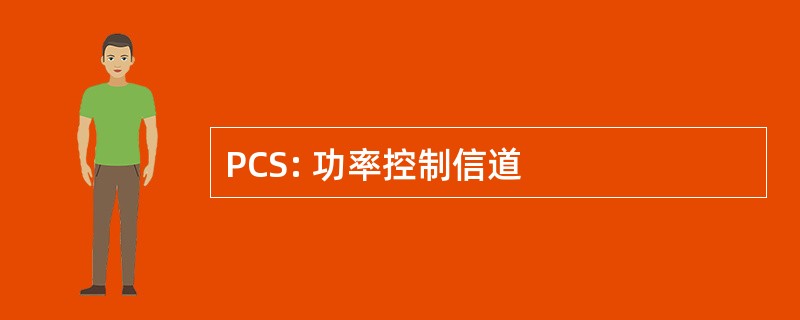 PCS: 功率控制信道