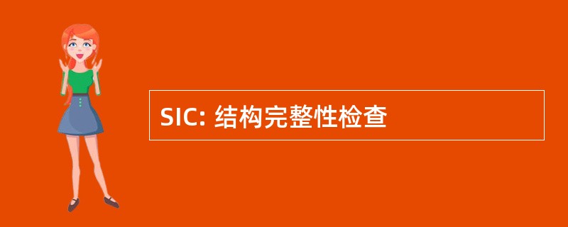 SIC: 结构完整性检查