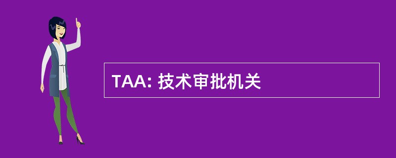 TAA: 技术审批机关