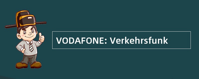 VODAFONE: Verkehrsfunk