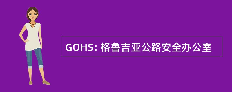 GOHS: 格鲁吉亚公路安全办公室