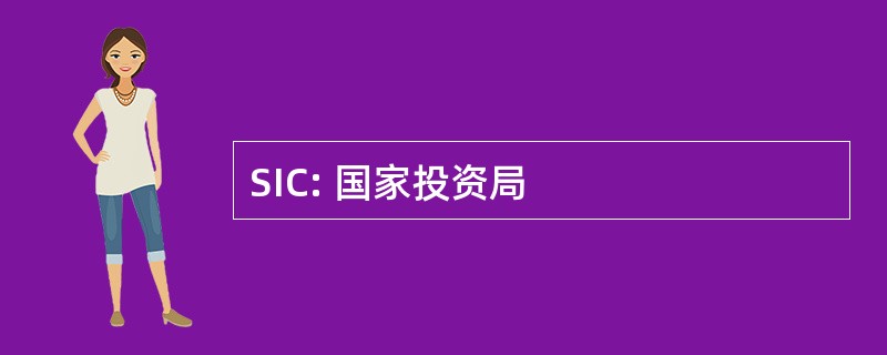 SIC: 国家投资局