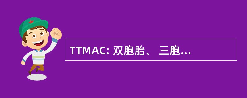 TTMAC: 双胞胎、 三胞胎和更多的联想的卡尔加里