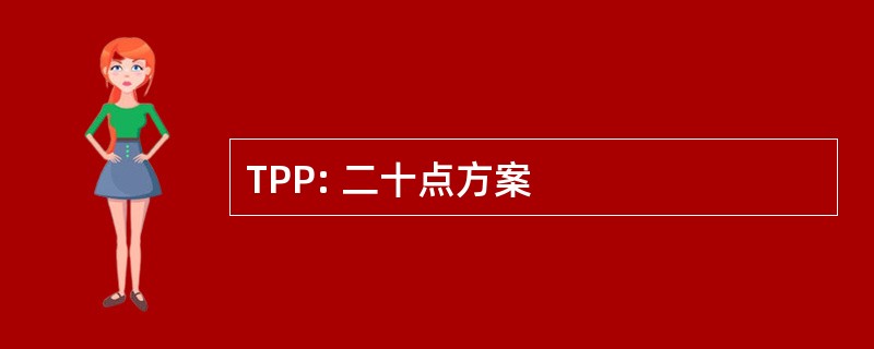 TPP: 二十点方案